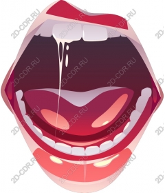  Bright open mouth