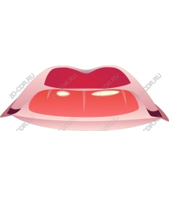  Stylized lips