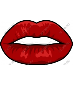  Luscious red lips