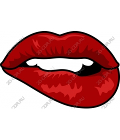  Luscious red lips