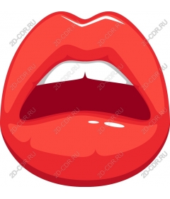  Luscious red lips