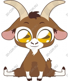  Adorable cartoon goat