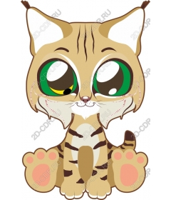 Милый мультяшный кот