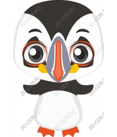  Cute cartoon penguin