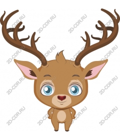  Adorable cartoon deer