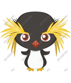  Whimsical character-penguin