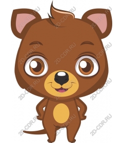  Cute cartoon dog
