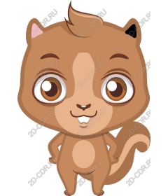  Adorable cartoon squirrel