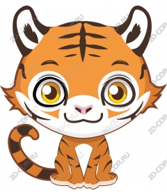 Adorable cartoon tiger