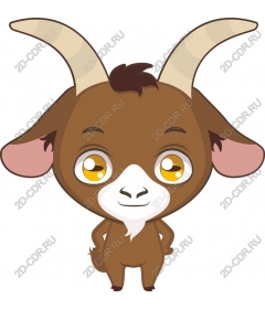  Adorable cartoon goat