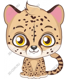  Cute Chibi-leopard