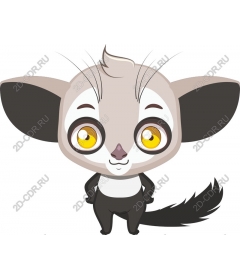  Charming playful character