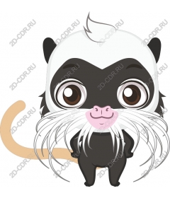  Whimsical character-monkey