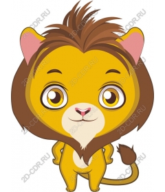  Cute cartoon lion