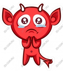  Crying cute devil