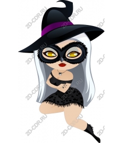  Charming mischievous witch