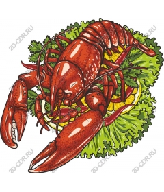 Яркий омар