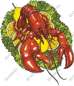 Яркий омар