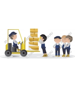 Dynamic operation of the forklift