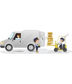 Dynamic logistics — trucks and forklifts