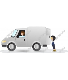Interaction with delivery van