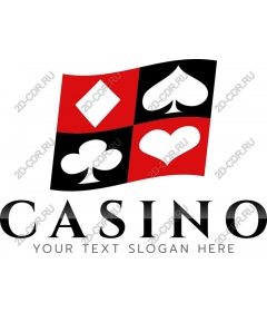  Flag casino - custom logo image