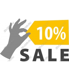  Discount of 10% Promotional discount