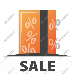 Banner with discount on sale