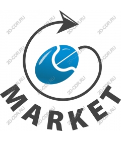 Стилизованная мышь MARKET