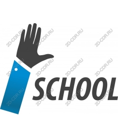 Dynamic school symbol exciting learning