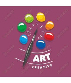  Bright creative art