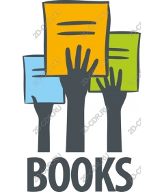  Bright hand holding book