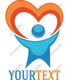  Heart human arms