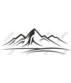  Elegant mountain range