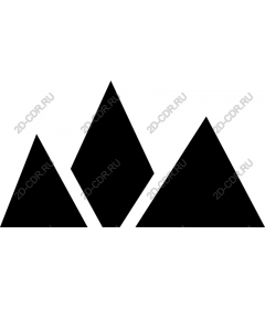  Bold geometric black triangles