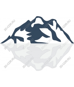 Majestic mountain reflection