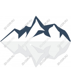 Majestic mountain reflection