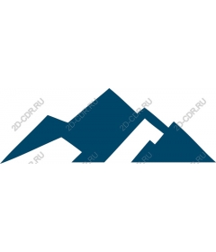  Stylized mountain