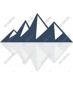 Majestic mountain reflection