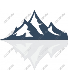 Majestic mountain reflection