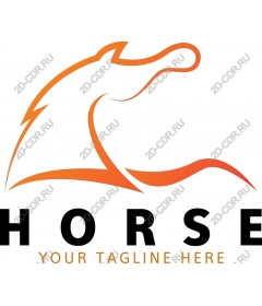  Stylized horse logo