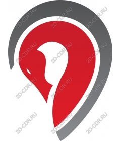 Smooth bird/flame