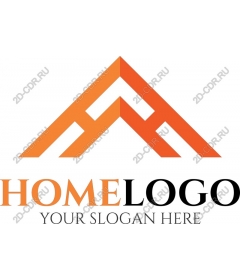 Geometric triangle logo
