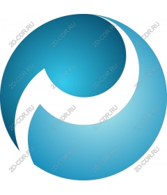 Abstract wave Aqua