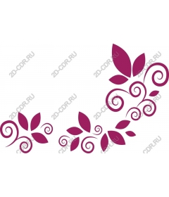  Floral swirl
