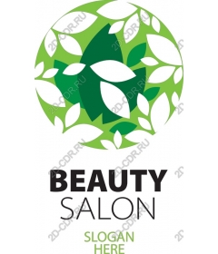  Elegant logo beauty salon
