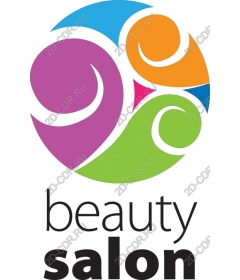  Bright logo for beauty salon