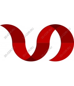 Dynamic red abstract