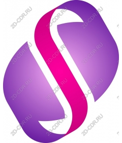  Stylish logo in the shape of the letter S