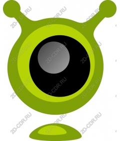  Fancy green alien